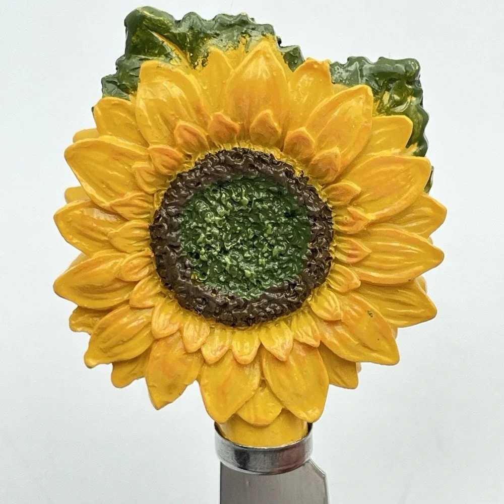 Vintage 2000s Autumn‎ Harvest Cheese Spreaders Sunflower Pumpkin Leaf Acorn Set